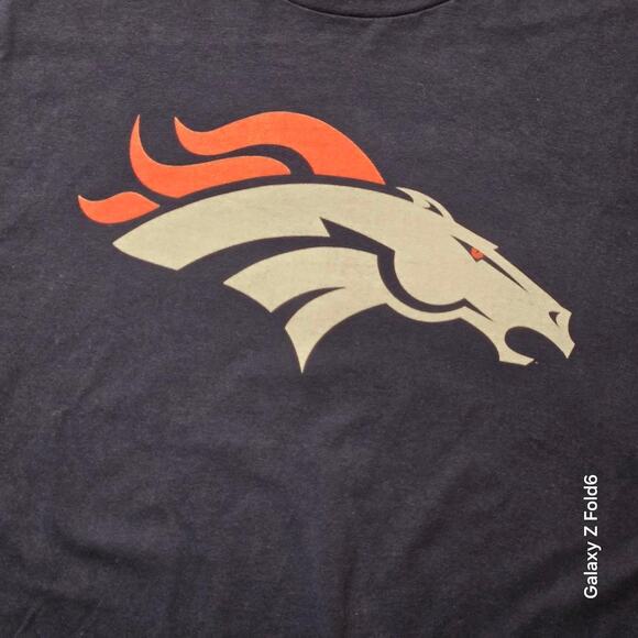 Navy Blue Denver Broncos 88 Thomas tshirt size XL - Picture 2 of 5